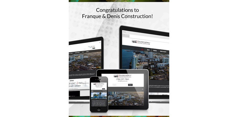 Congratulations to Franque & Denis Construction Picture Thumbnail