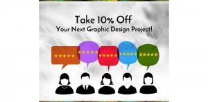 Leave Us A Review for 10% Off Your Graphic Design Project! Picture Thumbnail
