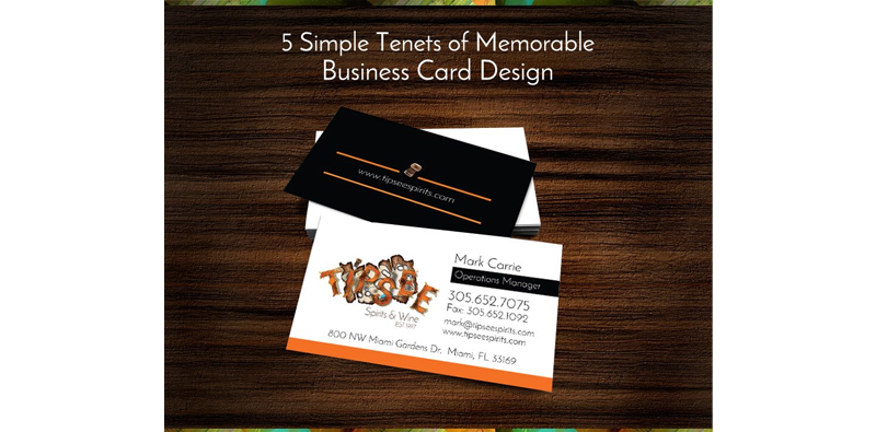 5 Simple Tenets of Memorable Business Card Design Picture Thumbnail