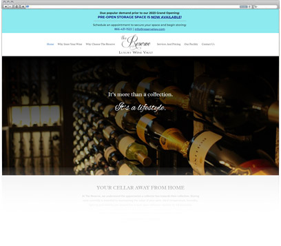 The Reserve Luxury Wine Vault Portfolio